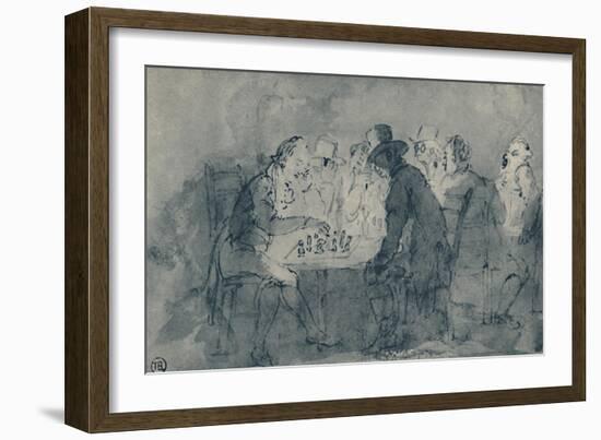 'The Chess Players', 1948-Thomas Rowlandson-Framed Giclee Print