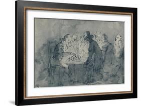 'The Chess Players', 1948-Thomas Rowlandson-Framed Giclee Print