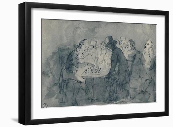 'The Chess Players', 1948-Thomas Rowlandson-Framed Giclee Print