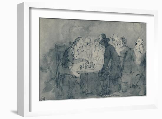 'The Chess Players', 1948-Thomas Rowlandson-Framed Giclee Print