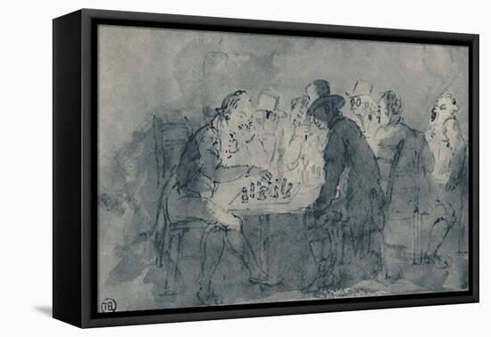 'The Chess Players', 1948-Thomas Rowlandson-Framed Stretched Canvas