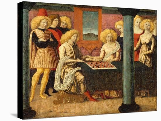 The Chess Players, c.1475-Liberale da Verona-Stretched Canvas