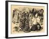 The Chess Players, Illustration from 'Through the Looking Glass' by Lewis Carroll (1832-98) First…-John Tenniel-Framed Giclee Print