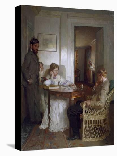 The Chess Players, Pre 1902-Sir William Orpen-Stretched Canvas