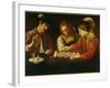 The Chess Players-Caravaggio-Framed Giclee Print