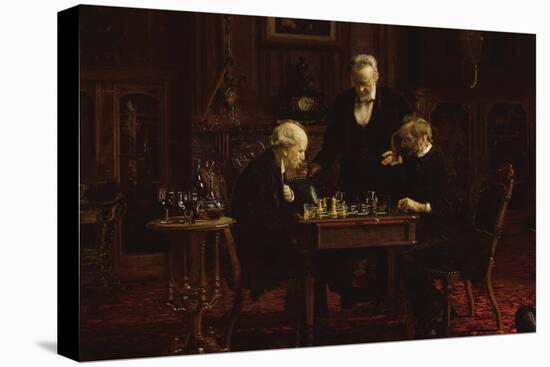 The Chess Players-Thomas Cowperthwait Eakins-Stretched Canvas