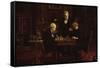 The Chess Players-Thomas Cowperthwait Eakins-Framed Stretched Canvas