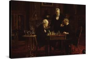 The Chess Players-Thomas Cowperthwait Eakins-Stretched Canvas