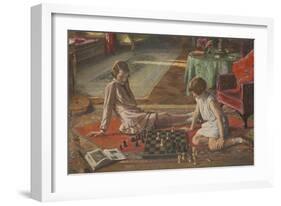 The Chess Players-Sir John Lavery-Framed Giclee Print