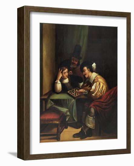 The Chess Players-null-Framed Giclee Print