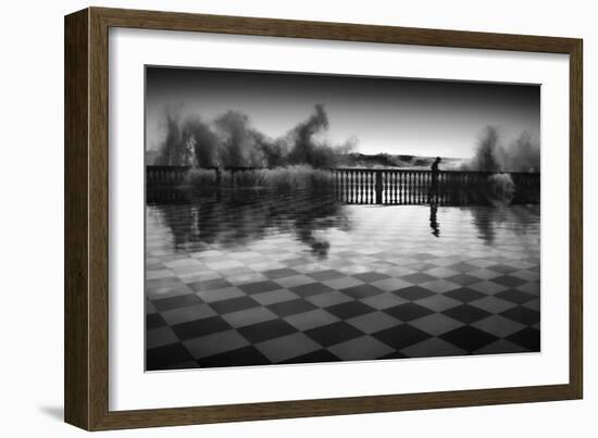 The Chessplayer-Paolo Lazzarotti-Framed Photographic Print