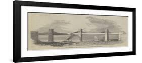 The Chester and Holyhead Railway, Iron Tunnel over the Menai-null-Framed Giclee Print