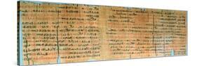 The Chester Beatty Medical Papyrus, New Kingdom, circa 1200 BC (Papyrus)-null-Stretched Canvas