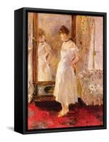 The Cheval Glass-Berthe Morisot-Framed Stretched Canvas