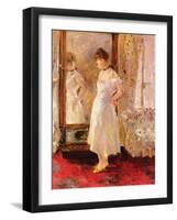 The Cheval Glass-Berthe Morisot-Framed Art Print