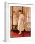 The Cheval Glass-Berthe Morisot-Framed Art Print