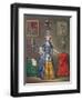 The Chevalier D'Eon Dressed as a Woman and with the Attributes of Freemasonry-null-Framed Giclee Print