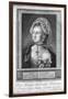 The Chevalier d'Eon, Dressed as a Woman-P. Jean Baptiste Bradel-Framed Giclee Print