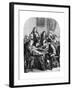 The Chevalier De St George and His Council, Early 18th Century-null-Framed Giclee Print