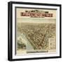 The Chicago El 1897-Vintage Lavoie-Framed Giclee Print