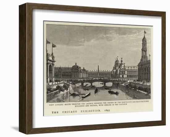 The Chicago Exhibition, 1893-null-Framed Giclee Print