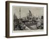 The Chicago Exhibition, the Ceremony on the Opening Day-null-Framed Giclee Print