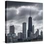 The Chicago Skyline from Navy Pier-Jon Hicks-Stretched Canvas