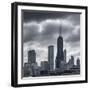 The Chicago Skyline from Navy Pier-Jon Hicks-Framed Photographic Print