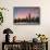 The Chicago Skyline over Lake Michigan at Dusk-Jon Hicks-Framed Stretched Canvas displayed on a wall