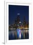 The Chicago Skyline over Lake Michigan at Dusk-Jon Hicks-Framed Photographic Print