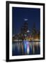 The Chicago Skyline over Lake Michigan at Dusk-Jon Hicks-Framed Photographic Print