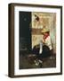 The Chicken Seller-Giacomo Favretto-Framed Giclee Print