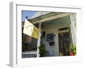 The Chicken Store with Chickens Inside and Out, Duval Street, Key West, Florida, USA-R H Productions-Framed Photographic Print