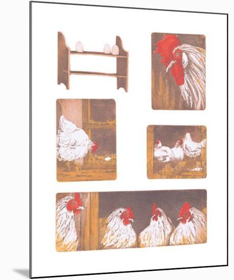 The Chicken Story-Van Der Sweep Ans-Mounted Art Print