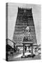 The Chief Gopura of the Temple at Kumbakonam, India, 1895-null-Stretched Canvas