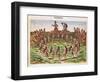 The Chief Receives His Bride, from 'Brevis Narratio..'-Jacques Le Moyne-Framed Giclee Print