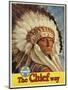 The Chief Way Santa Fe Railway Poster-null-Mounted Giclee Print