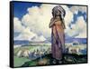 The Chief-Eanger Irving Couse-Framed Stretched Canvas