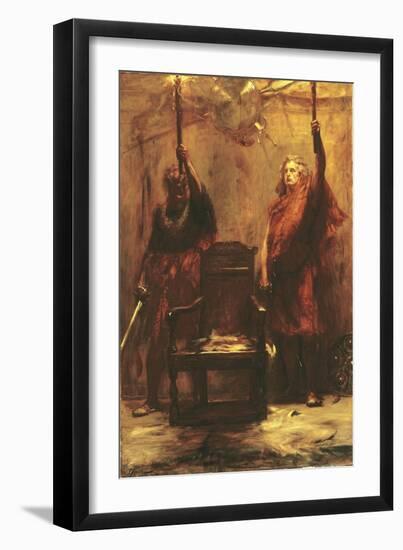 The Chieftain's Candlesticks-Cecil Aldin-Framed Giclee Print