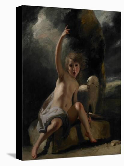 The Child Baptist in the Wilderness, C.1776-Sir Joshua Reynolds-Stretched Canvas
