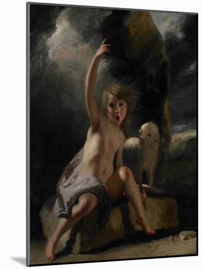 The Child Baptist in the Wilderness, C.1776-Sir Joshua Reynolds-Mounted Giclee Print