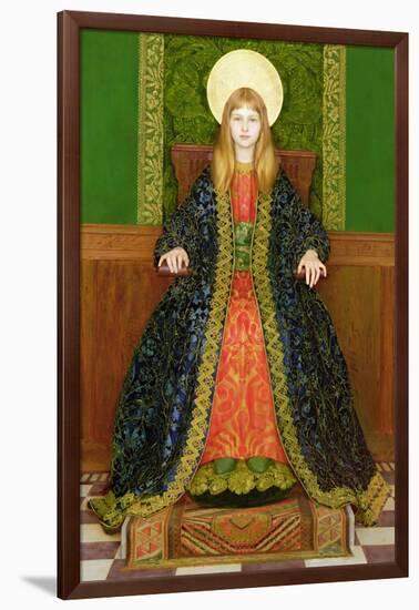 The Child Enthroned, circa 1894-Thomas Cooper Gotch-Framed Giclee Print