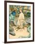 The Child in the World (W/C on Paper)-Thomas Cooper Gotch-Framed Giclee Print