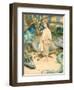 The Child in the World (W/C on Paper)-Thomas Cooper Gotch-Framed Giclee Print