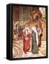 The Child Jesus Brought to the Temple and Recognised by Simeon as the Saviour-William Brassey Hole-Framed Stretched Canvas