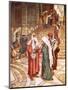 The Child Jesus Brought to the Temple and Recognised by Simeon as the Saviour-William Brassey Hole-Mounted Premium Giclee Print