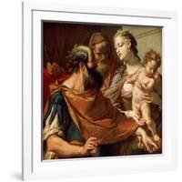 The Child Moses Trampling on the Pharaoh's Crown, C1685-C1687-Sebastiano Ricci-Framed Giclee Print