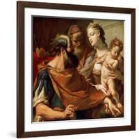 The Child Moses Trampling on the Pharaoh's Crown, C1685-C1687-Sebastiano Ricci-Framed Giclee Print