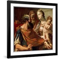 The Child Moses Trampling on the Pharaoh's Crown, C1685-C1687-Sebastiano Ricci-Framed Giclee Print