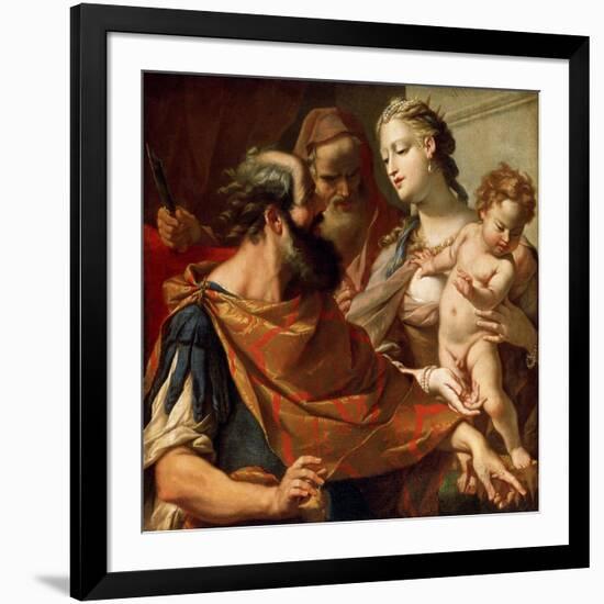 The Child Moses Trampling on the Pharaoh's Crown, C1685-C1687-Sebastiano Ricci-Framed Giclee Print